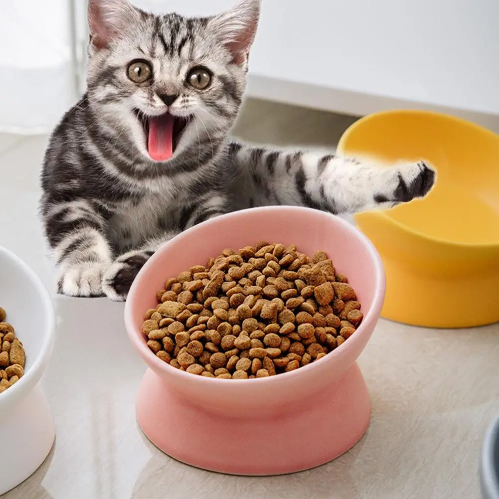 Happy Meal - Ciotola in ceramica ergonomica e di design per gatti
