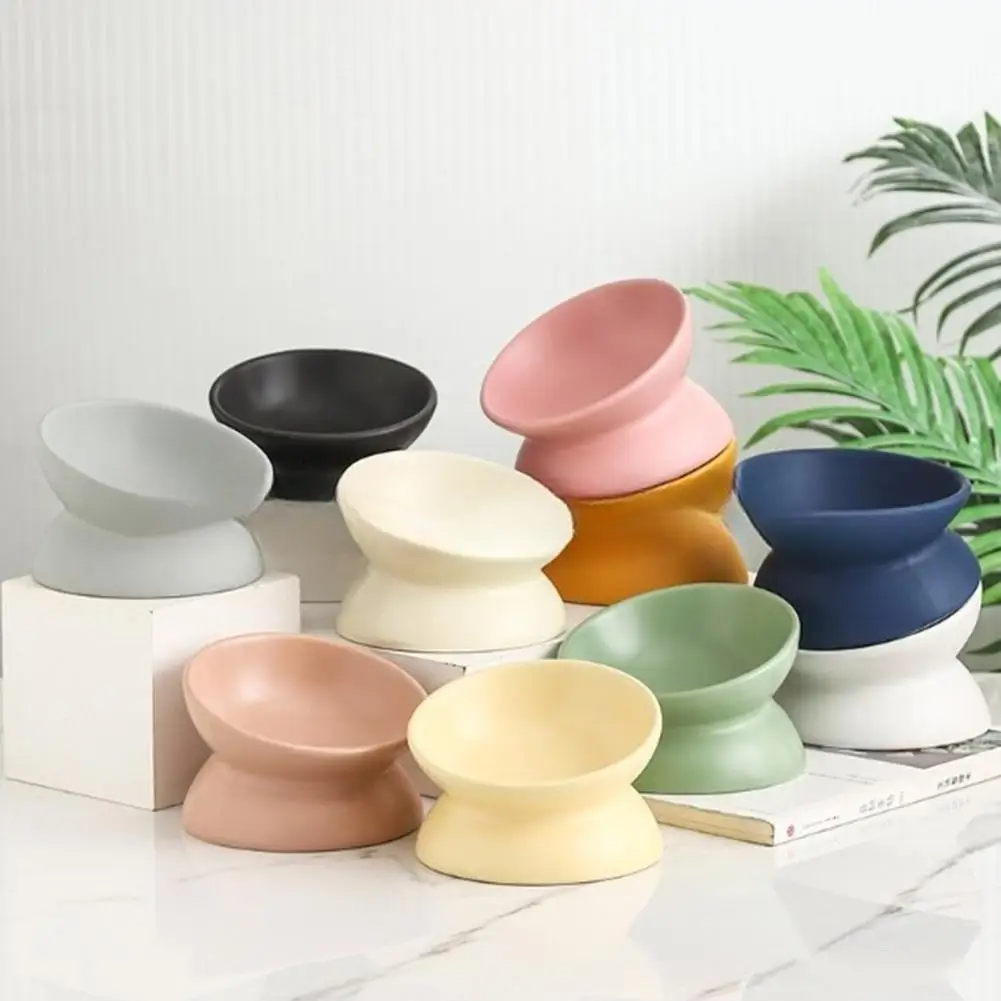 Happy Meal - Ciotola in ceramica ergonomica e di design per gatti