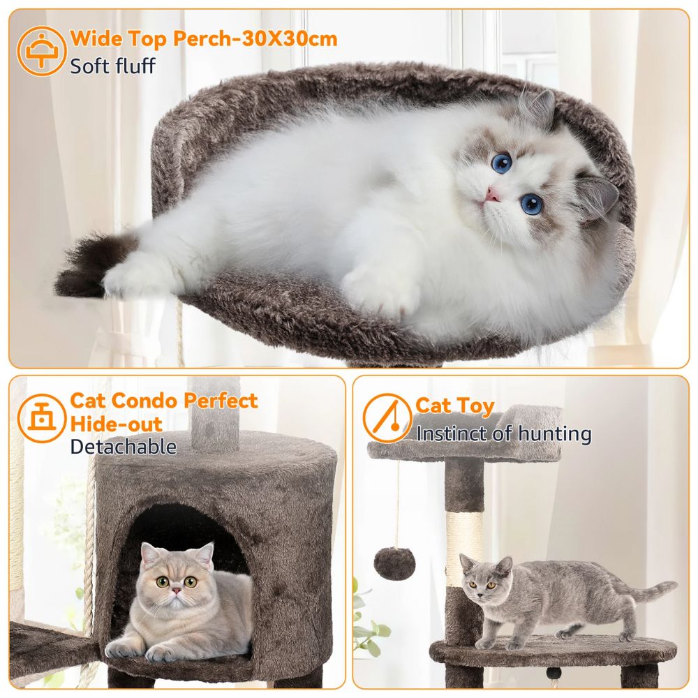 Dreamy Cat Tower - Albero tiragraffi a torre per gatti