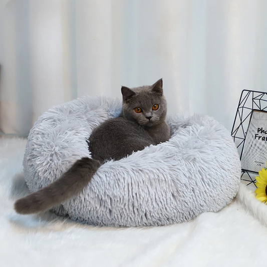 Fluffy Nap  - Cuccia per gatti morbida a forma di cuscino peloso