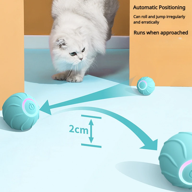 Rolly Polly - Pallina giocattolo per gatti interattivi e automatica