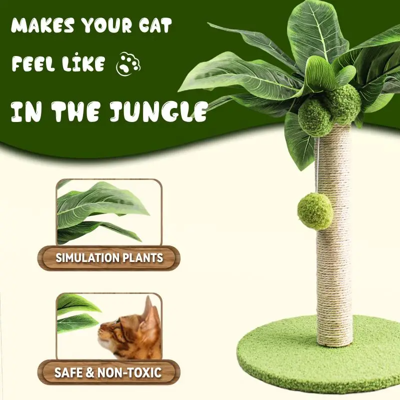 Palm Scratcher - Albero tiragraffi a forma di palma
